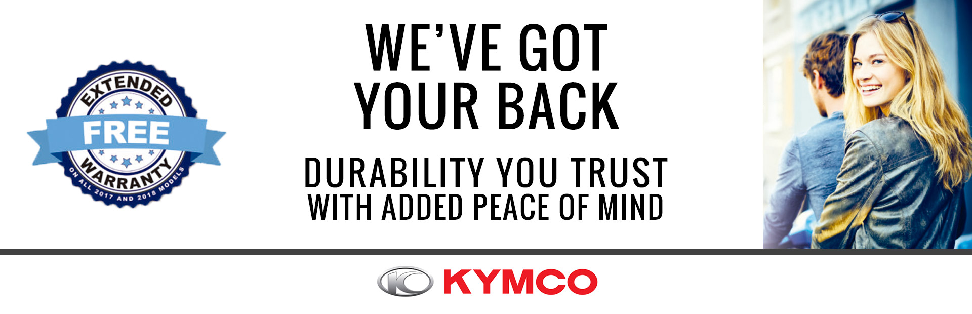 KYMCO: Free Extended Warranty Offer